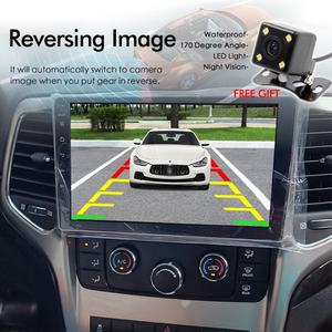 Autoradio 8+128 Go avec commande vocale IA et CarPlay pour Jeep Grand Cherokee 2012, navigation GPS, Android 13, lecteur multimédia stéréo vidéo 2DIN - Product Image 4