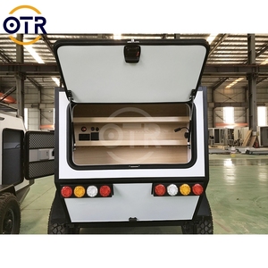 Mini <span class=keywords><strong>caravane</strong></span> 4x4 en aluminium extensible Cinquième roue Remorque pour camping Maison mobile sur roues Top vente en Australie et en Corée - Product Image 3