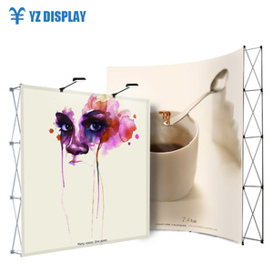 Chuyên nghiệp nhôm khung vải tường hiển thị cho các sự kiện của công ty <span class=keywords><strong>Velcro</strong></span> Pop Up Backdrop đứng - Product Image 1