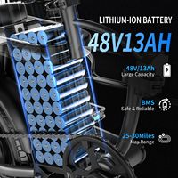 Vélo électrique pliable, vélo électrique à pneus larges 14 x 2,12 pour adultes, moteur de 700 W de puissance maximale avec batterie amovible, vitesse maximale de 25 mph, autonomie de 30 miles