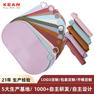 Silicone Placemat Oval 50X25Cm Waterproof For Kids Meals <b>Table</b> <b>Protection</b> - Product Image 4