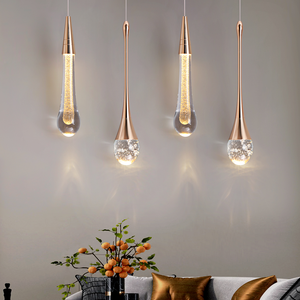 Un piccolo <span class=keywords><strong>lampadario</strong></span> per il comodino in camera da letto, un lusso leggero e un muro di sfondo minimalista e un piccolo <span class=keywords><strong>lampadario</strong></span> creativo - Product Image 1