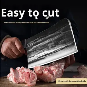 Cuchillo de Carnicero de Acero Forjado a Mano <span class=keywords><strong>Serie</strong></span> 4Cr, Diseño Moderno, JYTD10124 Jiyuan Yangjiang - Product Image 2