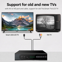DVB T2 Karasal Dijital Dekoder MPEG4 Full HD 4k Dvb-t2 Alıcısı H.264 H.265 DVB-T2 Set Üstü Kutusu