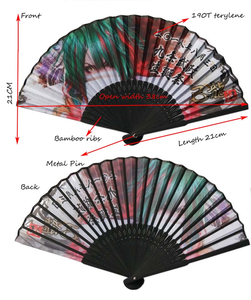 <span class=keywords><strong>Éventail</strong></span> portable en bambou <span class=keywords><strong>chinois</strong></span> et japonais, personnalisé avec votre design, idéal pour mariages et fêtes - Product Image 5