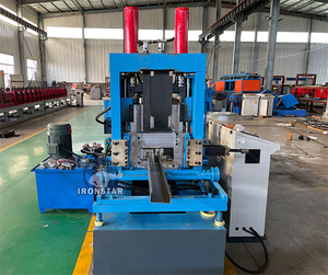 Steel Construction Automatic Change C <strong>Z</strong> <strong>Purlin</strong> <strong>Making</strong> Roll Forming <strong>Machine</strong> - Product Image 2