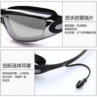 Lunettes de natation Youyou Factory avec logo imprimé, pour adultes, HD, étanches, anti-buée, unisexe, petite monture, verres correcteurs, en polycarbonate
