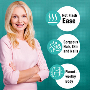 Tabletas de Fórmula para la Menopausia para Mujeres, Suplemento Dietético con Folato, Ayuda a Aliviar los Pequeños Cambios de Humor - Product Image 5