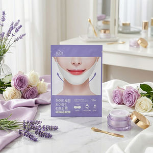 Masque élastique premium LOLOSKINNY en V avec technologie hydrogel pour le lifting et le raffermissement de la peau du menton, patch tenseur pour le menton - Product Image 5
