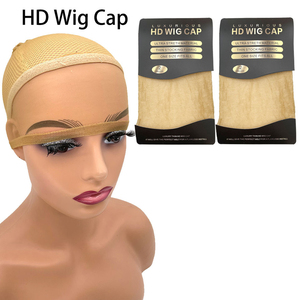 Wanmei OEM Emballage personnalisé Bandeau de salon pour <span class=keywords><strong>cheveux</strong></span>, <span class=keywords><strong>Bonnet</strong></span> de perruque ultra-fin en dentelle HD, <span class=keywords><strong>Bonnet</strong></span> de perruque transparent ventilé - Product Image 3