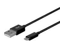 Câble de charge pour téléphone portable Micro USB blanc Design de base Câble de charge pour appareil électronique Cordon de transfert de données Micro USB