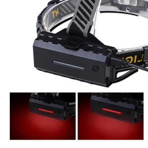 XPE COB Headlamp LED Rechargeable Type C Outdoor Wide Floodlight Sensor Headlight - Product Image 5
