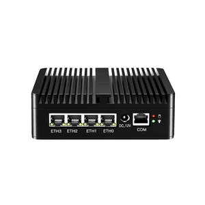 12th Gen InteI N100 Firewall Computer N5105 Soft Router 4x 2.5G i226 i225 LAN NVMe Industrial Fanless Mini PC pfSense PVE ESXi