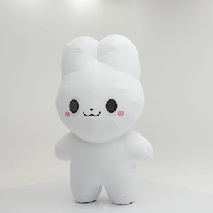 Disfraz de Mascota de conejo de peluche <span class=keywords><strong>para</strong></span> caminar, <span class=keywords><strong>ropa</strong></span> de actuación, disfraz de Cosplay de conejo inflable de 2m <span class=keywords><strong>para</strong></span> <span class=keywords><strong>alquiler</strong></span> de <span class=keywords><strong>eventos</strong></span> - Product Image 1