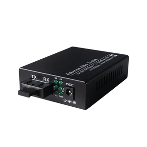 Meilleur Prix Promotionnel Convertisseur de Média Optique 4 RJ45 + Double Fibre 10/100M Transceiver Optique Monomode Double Fibre - Product Image 5