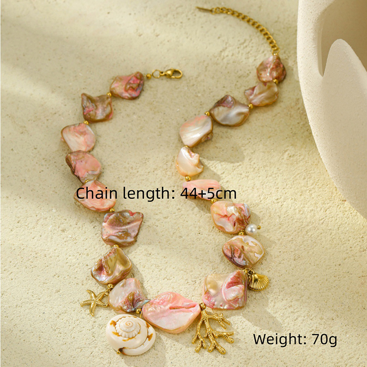 Pink Coral Necklace