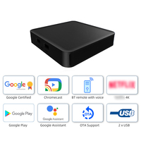 Decodificador de TV Inteligente GD2 Android 14 OTT 4K AV1, Wi-Fi de Doble Banda 5G, BT 5.0, Amlogic S905Y4 Quad Core, 2GB 32GB, 1 Año de Garantía