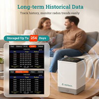 Fabricant de détecteurs de gaz radon OEM |   Moniteur de rayonnement atmosphérique avec logo personnalisé, seuil d'alarme réglable et système de données
