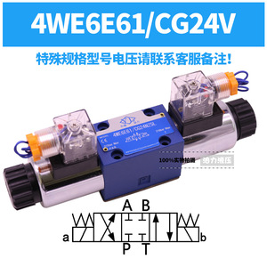 Válvula de Control Hidráulica 4WE6E/J/G/H/M-61B/CG24N9Z5L/CW220-50N9Z5L, Válvula Direccional Solenoide - Product Image 4