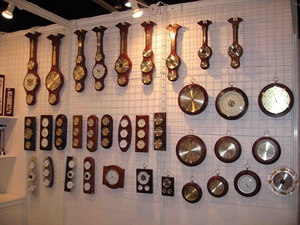 Estación Meteorológica de madera para decoración del hogar <span class=keywords><strong>industrial</strong></span> personalizable con termómetro largo barómetro analógico higrómetro OEM ODM compatible - Product Image 6