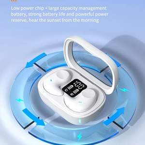 中国工厂价格无线耳机SM01 TWS耳机高清低音音质运动睡眠辅助隐形耳塞 - Product Image 4