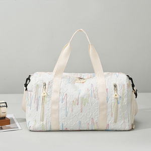 Bolsa impermeable transparente <span class=keywords><strong>de</strong></span> viaje, maquillaje grande, almacenamiento <span class=keywords><strong>de</strong></span> ropa deportiva, bolsa <span class=keywords><strong>de</strong></span> equipaje <span class=keywords><strong>de</strong></span> lona para mujer para el <span class=keywords><strong>fin</strong></span> <span class=keywords><strong>de</strong></span> <span class=keywords><strong>semana</strong></span> - Product Image 6
