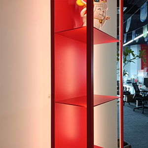 Étagère murale pour poupées, livres suspendus, Style tendance, présentoir avec lumière Led pour le salon, en stock, <span class=keywords><strong>2021</strong></span> - Product Image 6