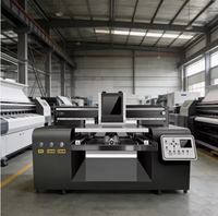 Impresora de Inyección de Tinta Plana UV DTF 5060, Impresión en Materiales Planos y Curvos, Control de Temperatura de la Boquilla AI, Ajuste Automático de Altura