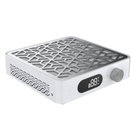 Collecteur de poussière d'ongles sans brosse Turbo vitesse réglable aspirateur à ongles silencieux bureau d'ongles avec collecteur de poussière