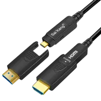 50m 100m 300m Ultra Strong 4k 60hz 6gbps Aoc Fiber Optic Hdmi Cable Aoc Cable