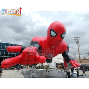 Ballon Spiderman Zhenmei pour la décoration de fête à thème, modèle de personnage de héros <span class=keywords><strong>Marvel</strong></span>, matériau Oxford/PVC de haute qualité, 2m-10m - Product Image 3