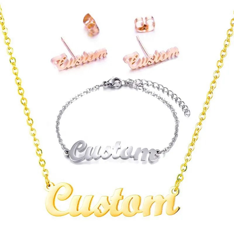 Wholesale 925 Sterling Silver Jewelry Custom Personalized Name Necklace