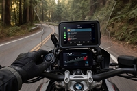 Aoocci BM6 800 Nit Écran CarPlay Android Auto pour moto, affichage lisible en plein soleil IP67, GPS portable, 1 an pour BMW Adventure