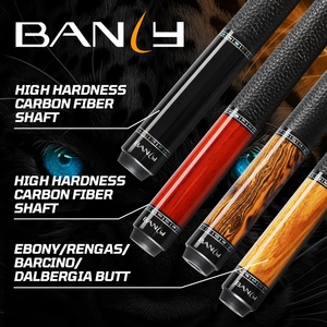 Taco de billar Banly de fibra de carbono con punta de cristal de tiempo de 12.5 mm, baja deflexión, taco de billar profesional con caja de regalo - Product Image 2
