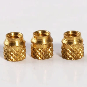 Tùy Chỉnh M3 M4 M5 M6 Mặt Bích Có Knurled Siêu Khuôn Chèn Cho Nhựa Brass Đồng <span class=keywords><strong>Threaded</strong></span> Chèn Nut Cho Gỗ Ô Tô Tiêm - Product Image 4
