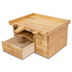 Banco de Trabajo Compacto Durston Mini, 100% Madera Maciza, Estación de Trabajo para Joyeros, 4 Cajones, Reposabrazos Extraíble, Soporte para Herramientas Removible - Product Image 4