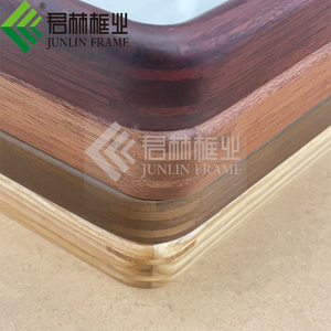 Black Walnut Wood <strong>Photo</strong> <strong>Frame</strong> with UV Printed <strong>Copper</strong> Metal Accents - Product Image 5
