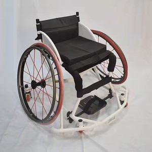 Fauteuil roulant sportif léger de type panier, en alliage d'aluminium, manuel, pour la course à pied - Product Image 1