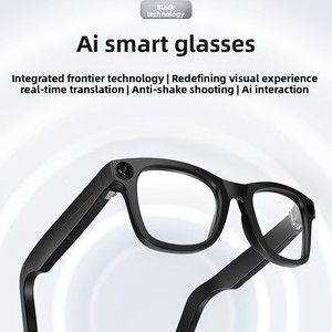 Nuevas gafas inteligentes AI 800W Pixel Cámara HD Foto Video Llamada Música Reconocimiento de voz Traducción - Product Image 2