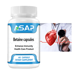 Cápsulas de Betaína de Marca Privada ASAP (Extracto Anhidro) Trimetilglicina TMG - Soporte Antioxidante para Adultos, Grado Alimenticio - Product Image 1