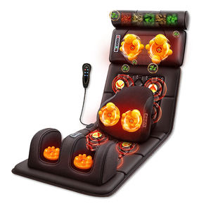 2025 Upgrade Full Body <span class=keywords><strong>Massage</strong></span> Kussen Met Verwarming Lumbale Kussen En Voetroller Voor Nek Rug Been Pijnverlichting Massagekussen - Product Image 6