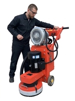 Machine à poncer électrique pour sols en béton, époxy, terrazzo, granit, marbre naturel - Ponceuse à béton efficace