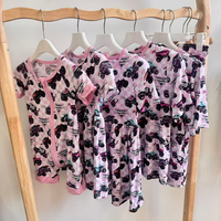Pyjamas Bébé en Fibre de Bambou - Boîte Mystère 2 Pièces - Ensemble Combinaison et Short Imprimé Aléatoire - Vêtements de Détente pour Bébé - Prêt à Expédier