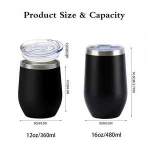 Bicchieri per Succo da 12/16 oz, Tazze da Caffè in Vetro, Tazze Carine, Bicchieri da Caffè Personalizzati, Bicchiere Termico da 20 oz, Thermos Olografico per Acqua - Product Image 5