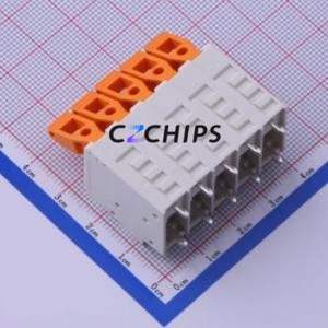 KF206-7.5-5P Spring Terminal Block Through hole Component (THT),P=7.5mm Connector 7.5mm 5P 5 41A - Product Image 2