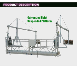 Plateforme suspendue <span class=keywords><strong>en</strong></span> alliage ZLP630, échafaudage <span class=keywords><strong>suspendu</strong></span>, élévateur de façade - Product Image 4