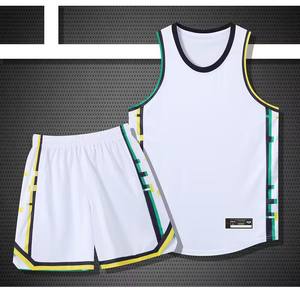 Maillots de basket-ball unisexes légers, imprimés avec logo personnalisé, 100% polyester, doux, respirants, anti-humidité, séchage rapide - Product Image 5