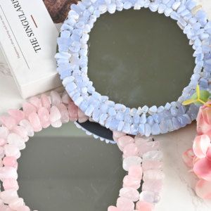 Miroir rond en pierre de roche fait main, miroir mural décoratif pour salon, chambre, salle de bain, décoration intérieure, vente en gros - Product Image 6