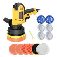 Polisseuse orbitale 700W/3700 tr/min avec accessoires, machine de polissage aléatoire pour voiture, polisseuse à cire