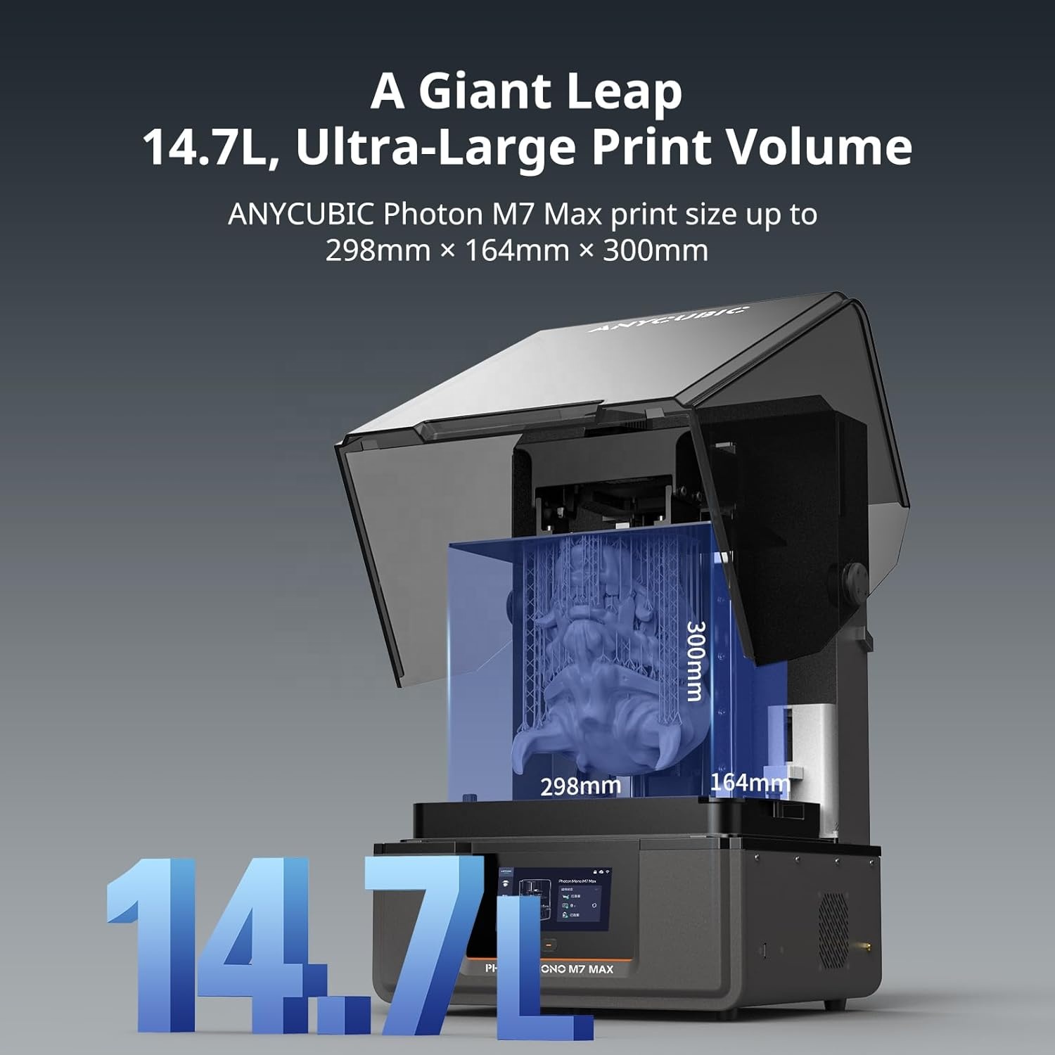 ANYCUBIC Photon Mono M7 MAX - High Speed Resin 3D Printer